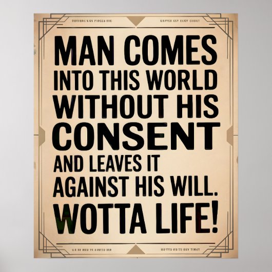 Wotta Life - Entering and Exiting ポスター (正面)