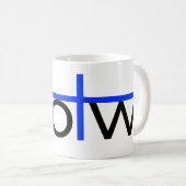 WOTW – 壁の上の時計・カラーマグ コーヒーマグカップ (正面右)