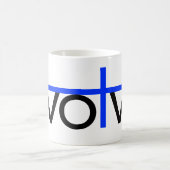 WOTW – 壁の上の時計・カラーマグ コーヒーマグカップ (中央)