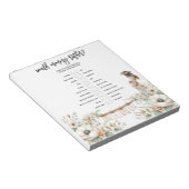 Would Mommy Rather? Baby Shower Game ノートパッド (アングル)