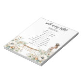 Would Mommy Rather? Baby Shower Game ノートパッド (回転)