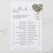 Would She Rather Chinoiserie Pink Shower Game (正面)