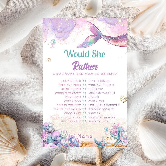 Would She Rather Mermaid Shower Game (クリエイターアップロード済み)