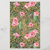 Would They Rather Rustic Pink Safari Game Card チラシ (裏面)