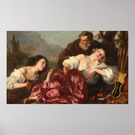 Wounded Dorinda – ルイ・ヴァレファインアートポスター ポスター