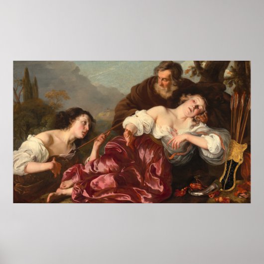 Wounded Dorinda – ルイ・ヴァレファインアートポスター ポスター (正面)