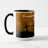 Wounded for Our Transgressions マグカップ (左)