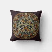 Woven Celtic Design Throw Pillow クッション (正面)