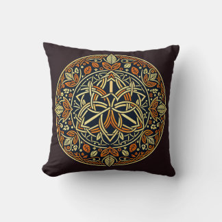 Woven Celtic Design Throw Pillow クッション