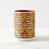 Woven Islamic Motif Mug | Tactile Earth Tones マグカップ (中央)