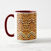 Woven Islamic Motif Mug | Tactile Earth Tones マグカップ (左)