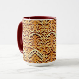Woven Islamic Motif Mug | Tactile Earth Tones マグカップ