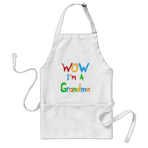 WOWおばあちゃんTシャツとギフト スタンダードエプロン