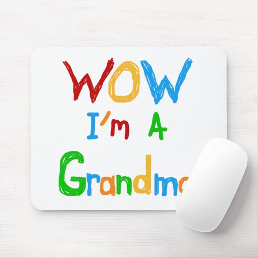 WOWおばあちゃんTシャツとギフト マウスパッド (マウス)