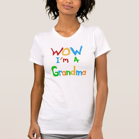 WOWおばあちゃんTシャツとギフト Tシャツ (正面)