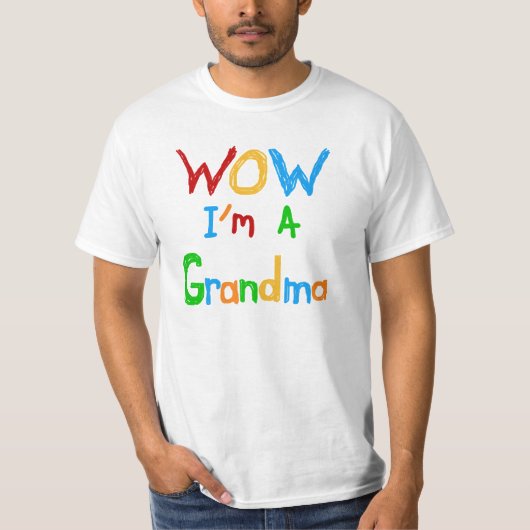 WOWおばあちゃんTシャツとギフト Tシャツ (正面)