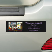 WOWのバンパーステッカーの広告 バンパーステッカー (車上)