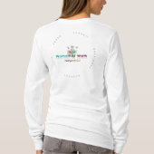 WOWのフード付きスウェットシャツのワイシャツ Tシャツ (裏面)