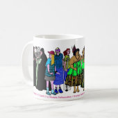 WOWのマグ# 3 コーヒーマグカップ (正面左)