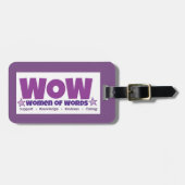 WOWの荷物のラベル ラゲッジタグ (正面横)