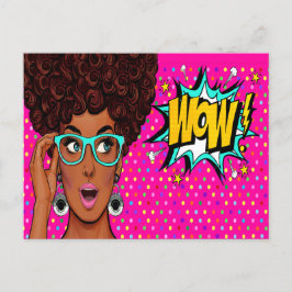 WOWアートポップ・アートのはがき ポストカード