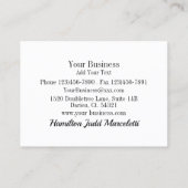 WOWアートポップ・アートの名刺 名刺 (裏面)