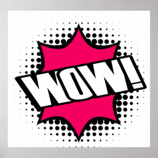 WOWオールドスクール漫画スタイル ポスター