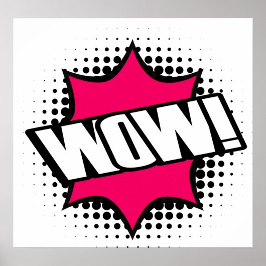 WOWオールドスクール漫画スタイル ポスター (正面)