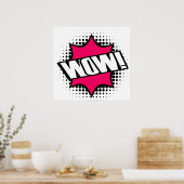 WOWオールドスクール漫画スタイル ポスター (キッチン)