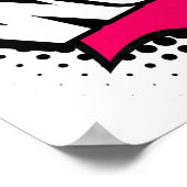 WOWオールドスクール漫画スタイル ポスター (角)