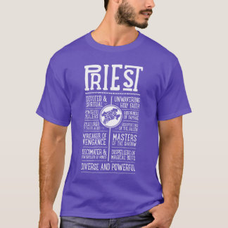 WoWプリーストロールプレイングゲーマー少年 Tシャツ