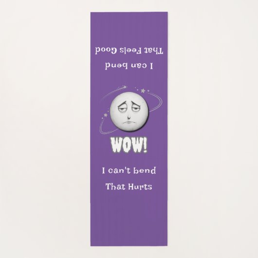 WOWムーンフェイズおもしろいヨガマット ヨガマット (裏面)