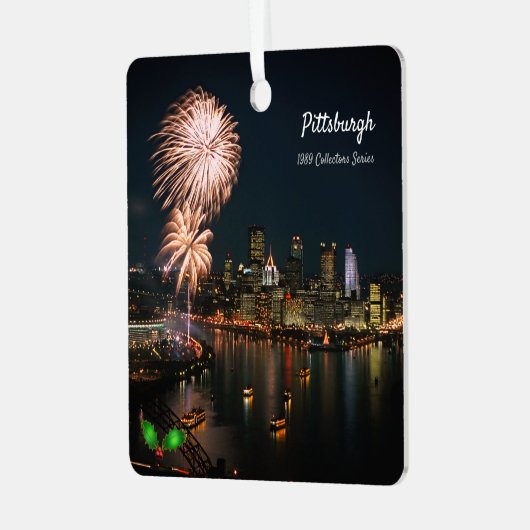 WOWレアピッツバーグ収集家シリーズ1989 メタルオーナメント (正面左)