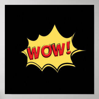 WOW漫画引用文 ポスター