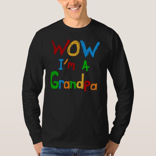 WOW私はおじいちゃんTシャツとギフト Tシャツ (正面)