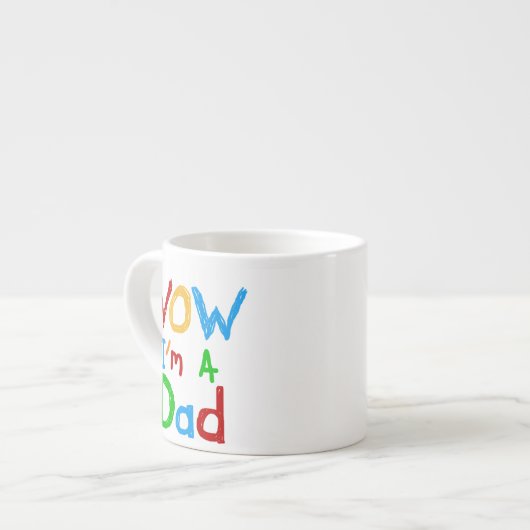 WOW私はパパTシャツとGIftsだ エスプレッソカップ (正面左)