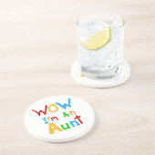 WOW私は叔母のTシャツとギフトだ コースター (側面)