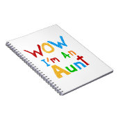 WOW私は叔母のTシャツとギフトだ ノートブック (右側)