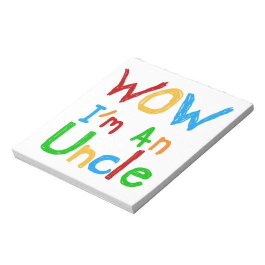 WOW私は叔父のTシャツとGIftsである ノートパッド (回転)