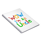 WOW私は叔父のTシャツとGIftsである ノートブック (右側)