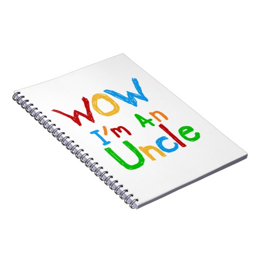 WOW私は叔父のTシャツとGIftsである ノートブック (右側)
