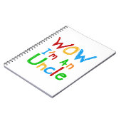 WOW私は叔父のTシャツとGIftsである ノートブック (左側)