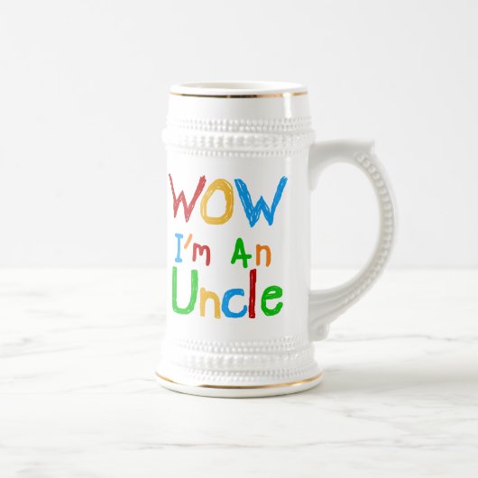 WOW私は叔父のTシャツとGIftsである ビールジョッキ (右)