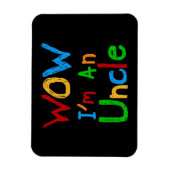 WOW私は叔父のTシャツとGIftsである マグネット (縦)