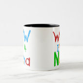 WOW私はNanaのTシャツとギフト ツートーンマグカップ (中央)