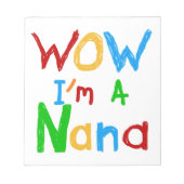 WOW私はNanaのTシャツとギフト ノートパッド (正面)