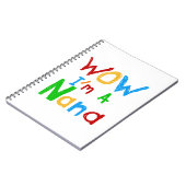 WOW私はNanaのTシャツとギフト ノートブック (左側)