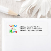 WOW私はNanaのTシャツとギフト ラベル (インサイチュ)