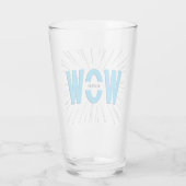 WOW　びっくりした タンブラーグラス (裏面)