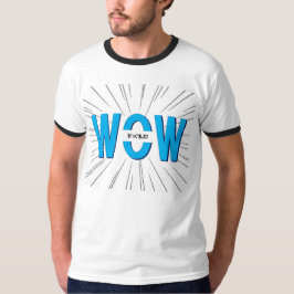 WOW　びっくりした Tシャツ